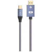 Кабель адаптер двунаправленный KS-is KS-536PB USB-C M DisplayPort 1.4 M, 1.8м премиум
