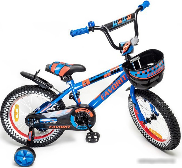 Детский велосипед Favorit Sport 18 SPT-18BL (синий) - фото 1 - id-p226133962