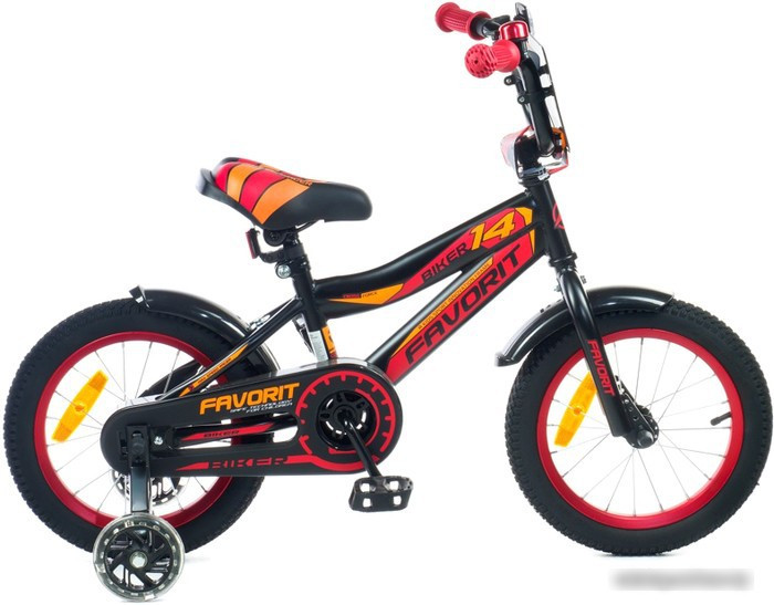 Детский велосипед Favorit Biker 14 BIK-14RD (красный) - фото 1 - id-p226134120
