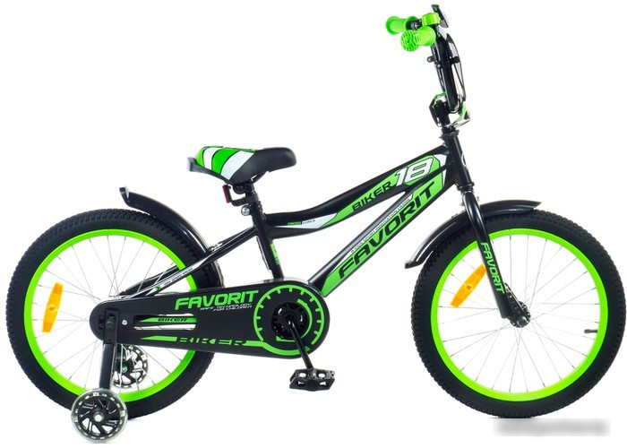 Детский велосипед Favorit Biker 18 BIK-18GN (зеленый) - фото 1 - id-p226134123