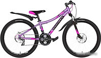 Велосипед Novatrack Katrina 24 р.10 2020 (фиолетовый)