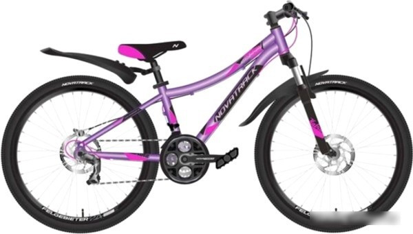 Велосипед Novatrack Katrina 24 р.10 2020 (фиолетовый) - фото 1 - id-p226134135