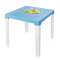 Стол пластиковый детский Аладдин 51х46.5 см, голубой