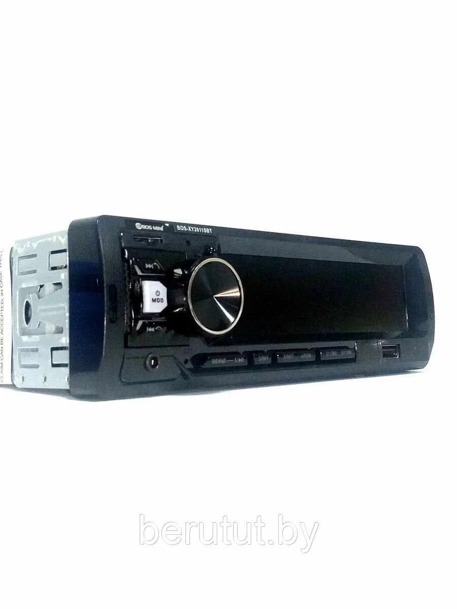 Магнитола в машину 1 din Bluetooth с пультом на руль BOS-MINI BOS-XY2611SBT - фото 6 - id-p226148003