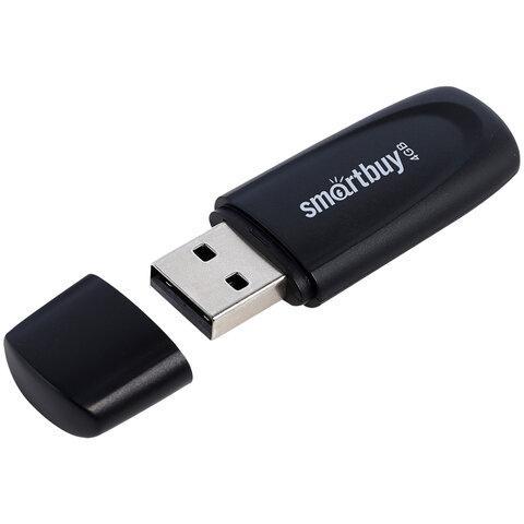 Smartbuy USB Drive 4GB Scout Black (SB004GB2SCK) - фото 1 - id-p226148117