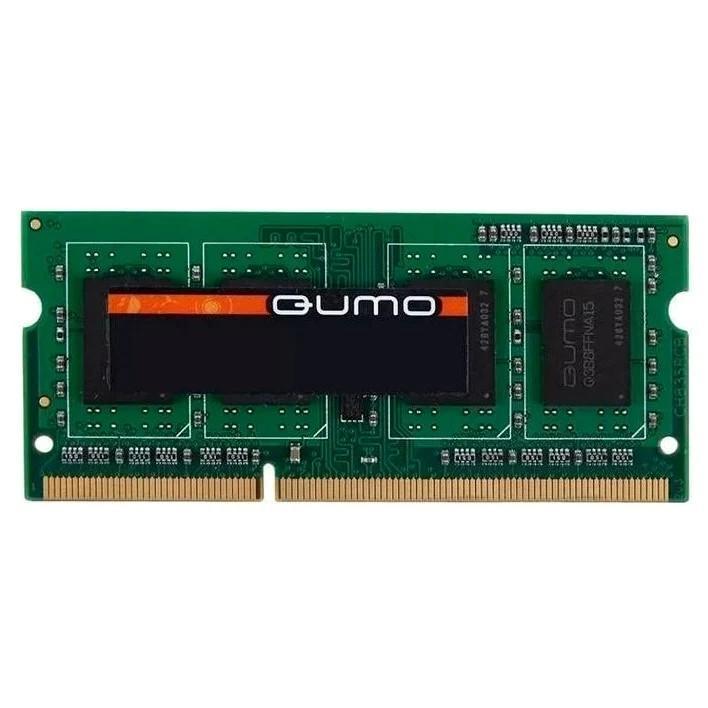 QUMO DDR3 SODIMM 4GB QUM3S-4G1333C9 PC3-10600, 1333MHz - фото 1 - id-p226148112