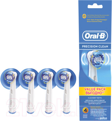 Набор насадок для зубной щетки Oral-B Precision Clean EB20 - фото 2 - id-p226148315