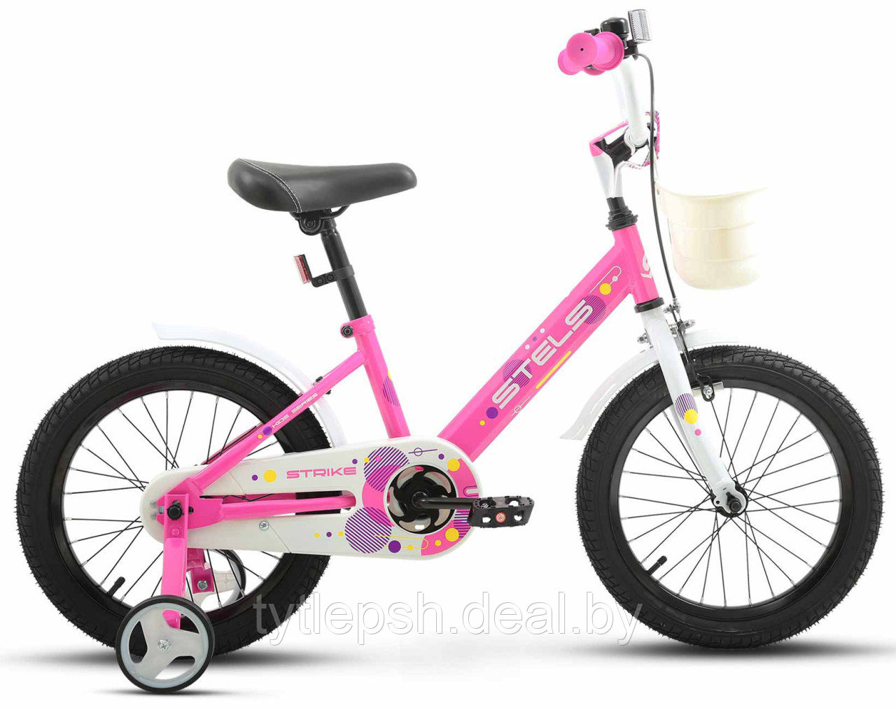 Детский велосипед Stels Strike VC 18" Z010 (2024) серый - фото 2 - id-p226148996