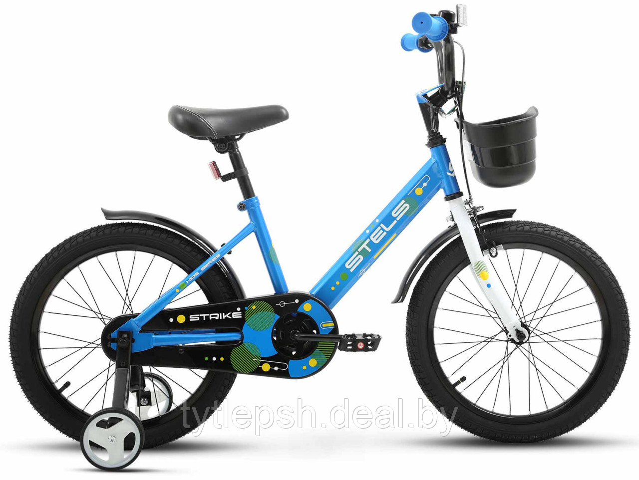 Детский велосипед Stels Strike VC 18" Z010 (2024) серый - фото 3 - id-p226148996