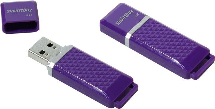 Накопитель SmartBuy Quartz SB16GBQZ-V USB2.0 Flash Drive 16Gb (RTL) - фото 1 - id-p226149083