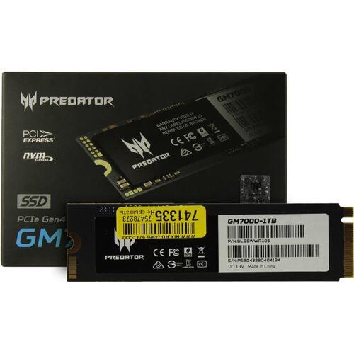 Накопитель SSD 1 Tb M.2 2280 M Acer Predator GM7000 BL.9BWWR.105 - фото 1 - id-p226149087