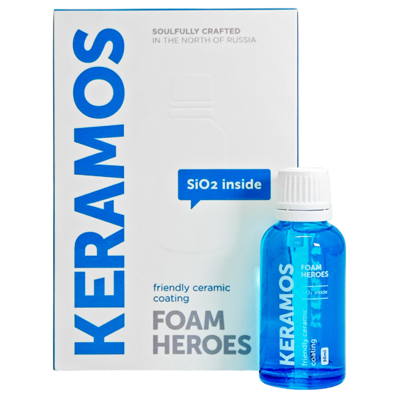 Keramos - Керамическое покрытие для ЛКП, хрома и дисков | Foam Heroes | 30мл - фото 7 - id-p225352042