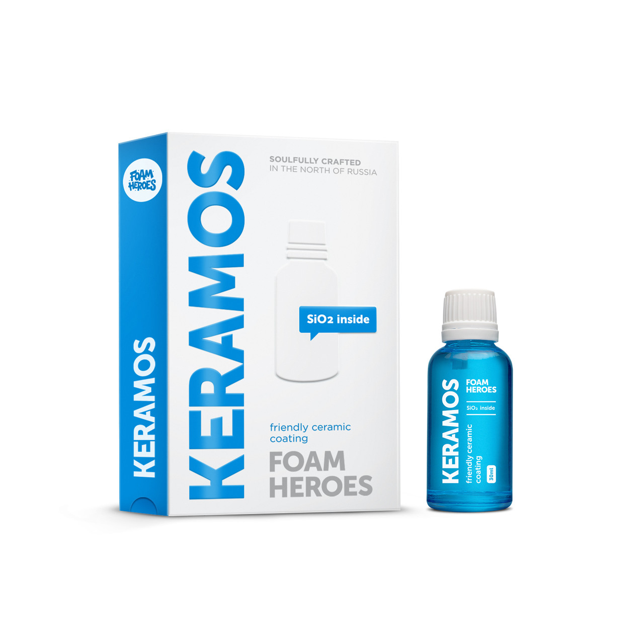 Keramos - Керамическое покрытие для ЛКП, хрома и дисков | Foam Heroes | 30мл - фото 1 - id-p225352042