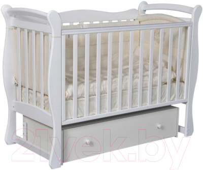 Детская кроватка Антел Julia-1 (белый) - фото 1 - id-p225914797