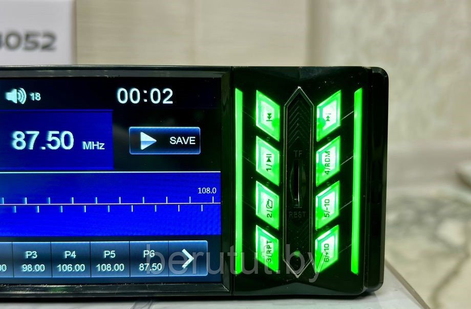 Магнитола в машину с экраном 1 din Bluetooth с пультом на руль PIONEER 4052 - фото 4 - id-p226150740