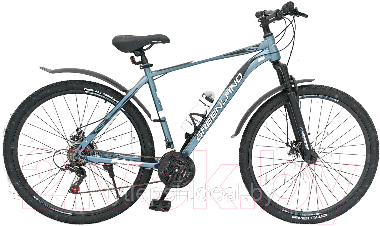 Велосипед GREENLAND SCORPION 29 (2024) (синий/белый)