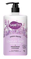 Мыло жидкое "Sanfito" лавандовые поля, 1 л. Цена без учета НДС 20%