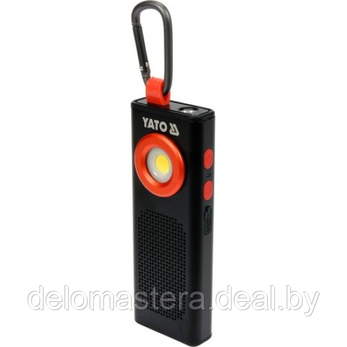 Фонарик светодиодный (5W, 500lm, 3.7V, 2000mAh, USB, IP54, IK07) "Yato" YT-08557 - фото 1 - id-p226152184