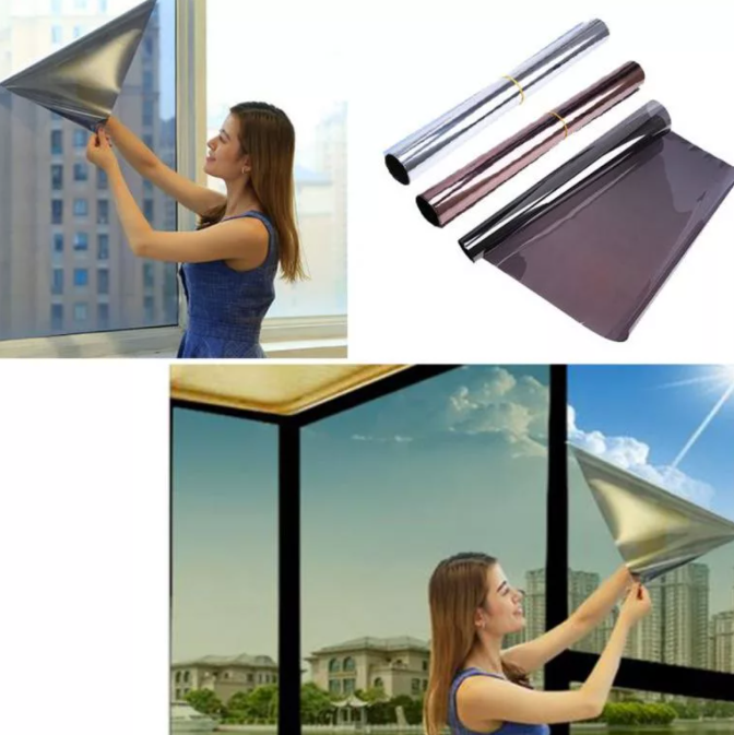 Солнцезащитная зеркальная пленка для тонировки стекол 150*60см - фото 5 - id-p226152882