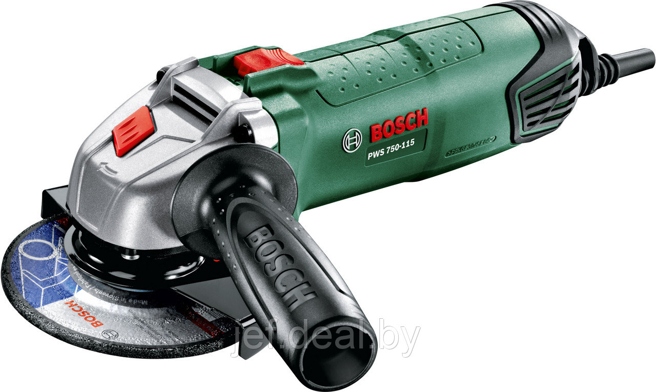 Одноручная углошлифмашина PWS 750-115 750 вт BOSCH 06033A2420 - фото 1 - id-p226152028