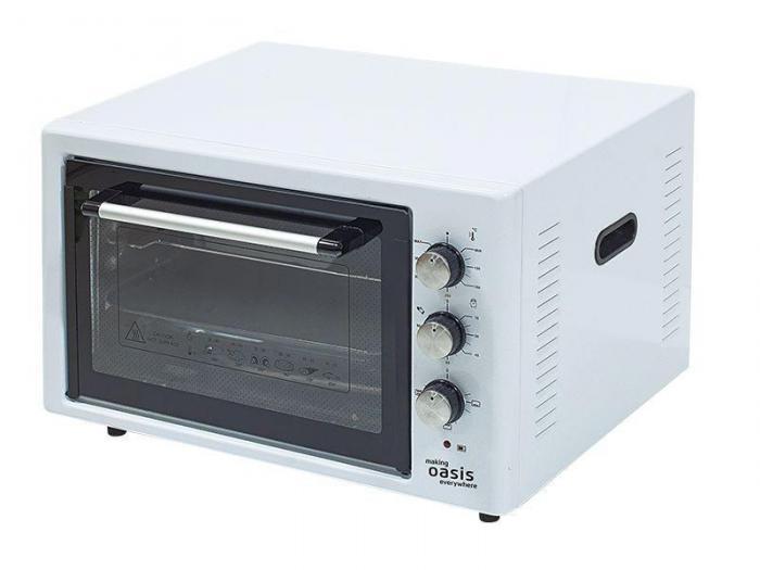 Настольная духовка мини печь электрическая OASIS M-37W (S) жарочный шкаф для дачи выпечки хлеба - фото 1 - id-p225926750