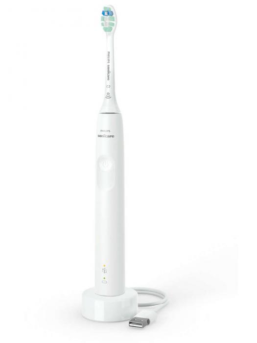 Ультразвуковая электрощетка Philips HX3671/13 отбеливающая звуковая зубная щетка для брекетов имплантов - фото 1 - id-p225926927