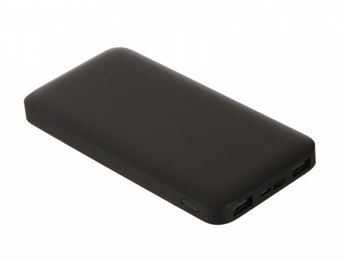 Внешний аккумулятор Xiaomi Redmi Power Bank 10000mAh черный пауэрбанк для телефона - фото 1 - id-p225927102
