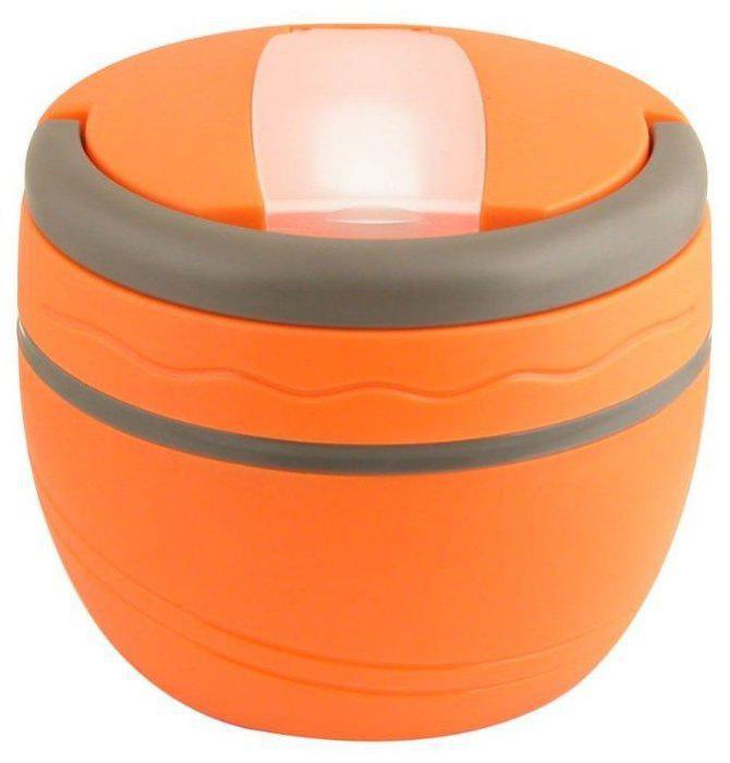 Термоконтейнер для еды MALLONY Термос T85050 оранжевый 500мл - фото 2 - id-p226076503
