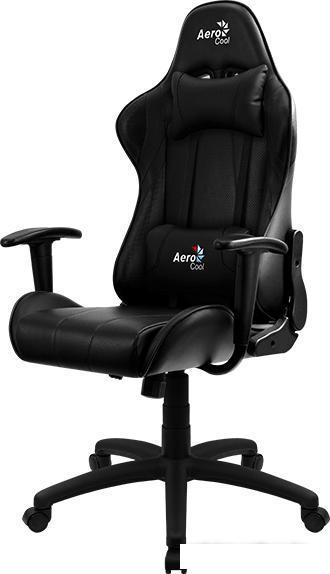 Игровое геймерское кресло для компьютера геймера AeroCool AC100 AIR черный стул компьютерный на колесиках - фото 3 - id-p226133032