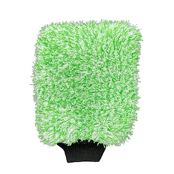 WASH MITT GREEN MW4 - Микрофибровая варежка для мойки | LERATON |