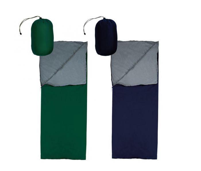 ECOS Спальный мешок-одеяло СМ001 (зелёный/серый+синий/серый) 102086 - фото 1 - id-p226076438