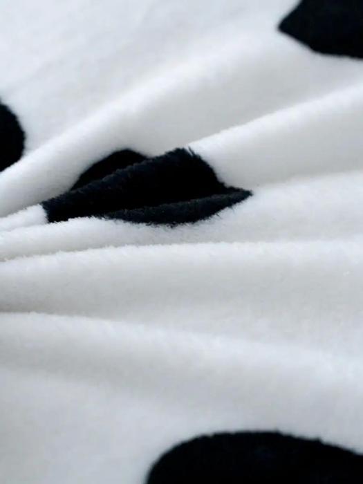 Черно-белое покрывало на кровать Плед 200х220 евро велсофт пушистый ворсистый плюшевый мягкий плотный - фото 9 - id-p225926135