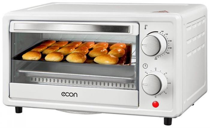 Электропечь для кухни дома дачи выпечки хлеба ECON ECO-1001MO электродуховка настольная духовка электрическая - фото 4 - id-p226076664