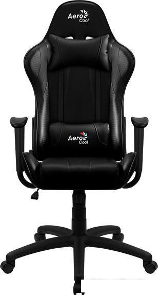 Игровое геймерское кресло для компьютера геймера AeroCool AC100 AIR черный стул компьютерный на колесиках - фото 1 - id-p226133233