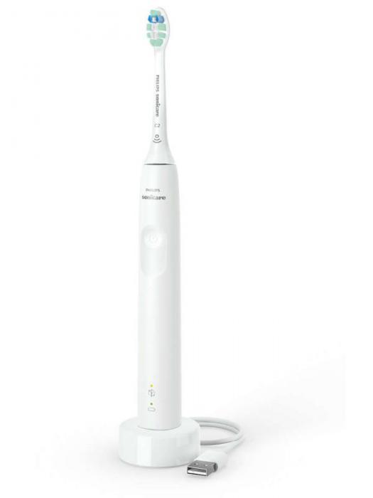 Ультразвуковая электрощетка Philips HX3671/13 отбеливающая звуковая зубная щетка для брекетов имплантов - фото 1 - id-p225927566