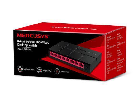 MERCUSYS MS108G - фото 4 - id-p225927649