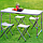 Складной туристический стол для дачи и пикника Folding Table (4 стула в комплекте), фото 7