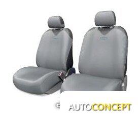 Комплект чехлов для сидений Autoprofi R-1 Sport Plus R-402Pf передний ряд (серый) - фото 1 - id-p213458002