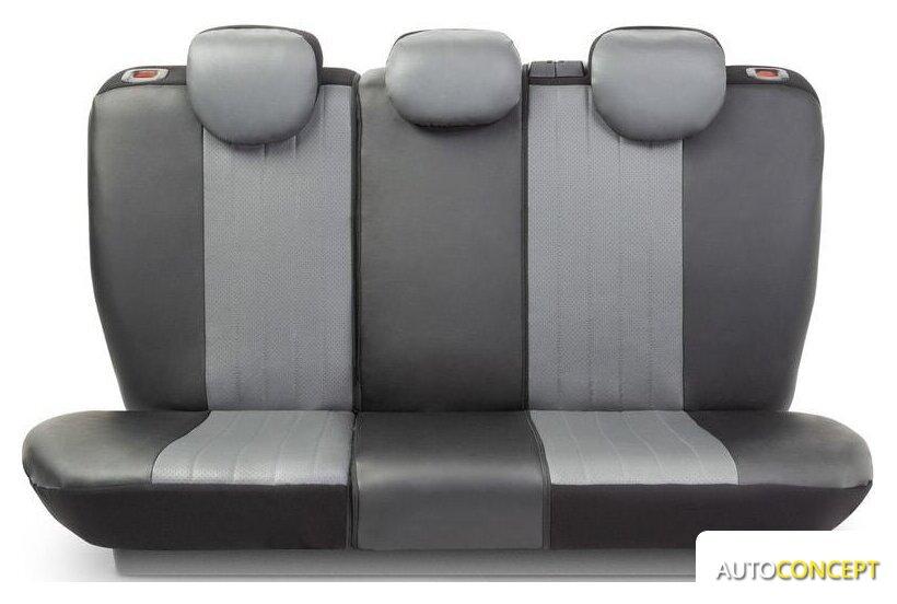 Комплект чехлов для сидений Autoprofi Signature SGN-1505GF (черный/серый) - фото 3 - id-p226155383