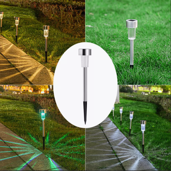 Набор садовых фонарей на солнечной батарее Solar Lawn Lamp 10 штук - фото 4 - id-p226155702