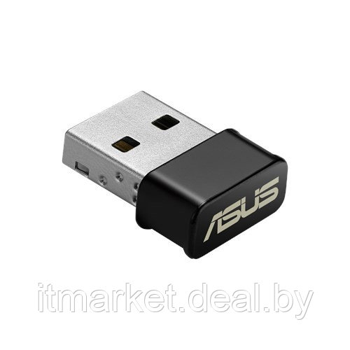 Сетевой адаптер Wi-Fi Asus USB-AC53 Nano (867Mbit/s, 2.4GHz + 5GHz, USB) - фото 1 - id-p226155618