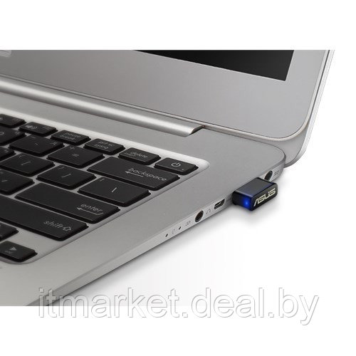 Сетевой адаптер Wi-Fi Asus USB-AC53 Nano (867Mbit/s, 2.4GHz + 5GHz, USB) - фото 2 - id-p226155618