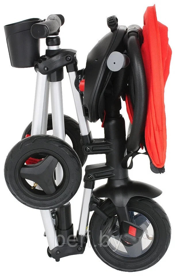 Детский трехколесный велосипед-коляска с поворотной сидушкой Qplay Nova S700 - фото 5 - id-p226156512