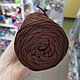 Шнур 4мм 200м без сердечника полиэфирный цвет тёмно-коричневый / шоколад, фото 2