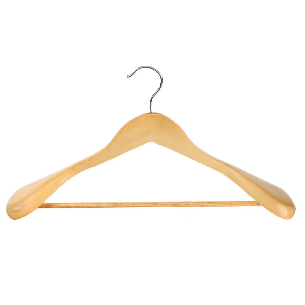 Вешалка для одежды Vetta деревянная, с широкими плечами, 45 см - фото 1 - id-p226158080