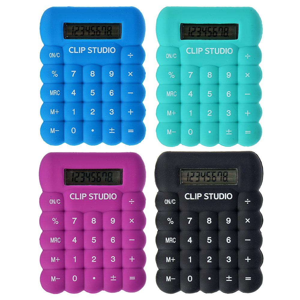 Калькулятор CLIP STUDIO 8-разрядный, 4 цвета - фото 1 - id-p226157578