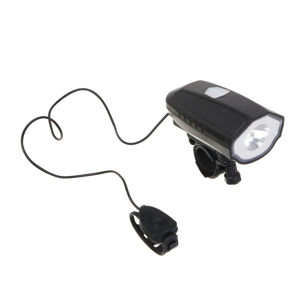 Передний фонарь велосипедный SilaPro с гудком - фото 1 - id-p226158009