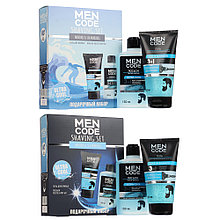 Подарочный набор мужской MEN CODE Shaving Set, гель для бритья + лосьон после бритья, 2х150мл