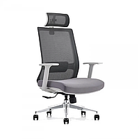 Кресло SitUp MADRID Chrome (сетка Gray/ткань Gray)