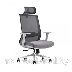 Кресло SitUp MADRID Chrome (сетка Gray/ткань Gray)